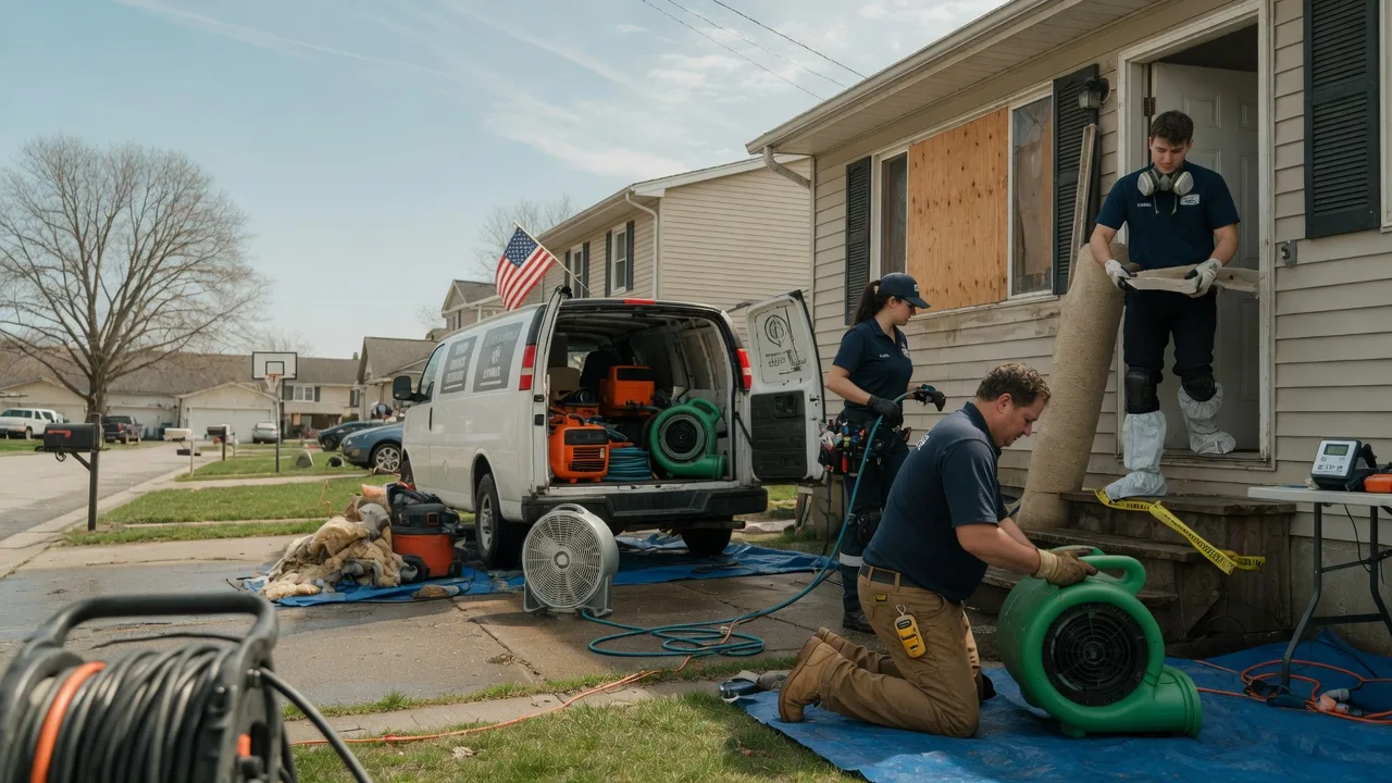 Water Damage Restoration in Fairchild Air Force Base, WA near me